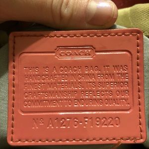 Coach bag